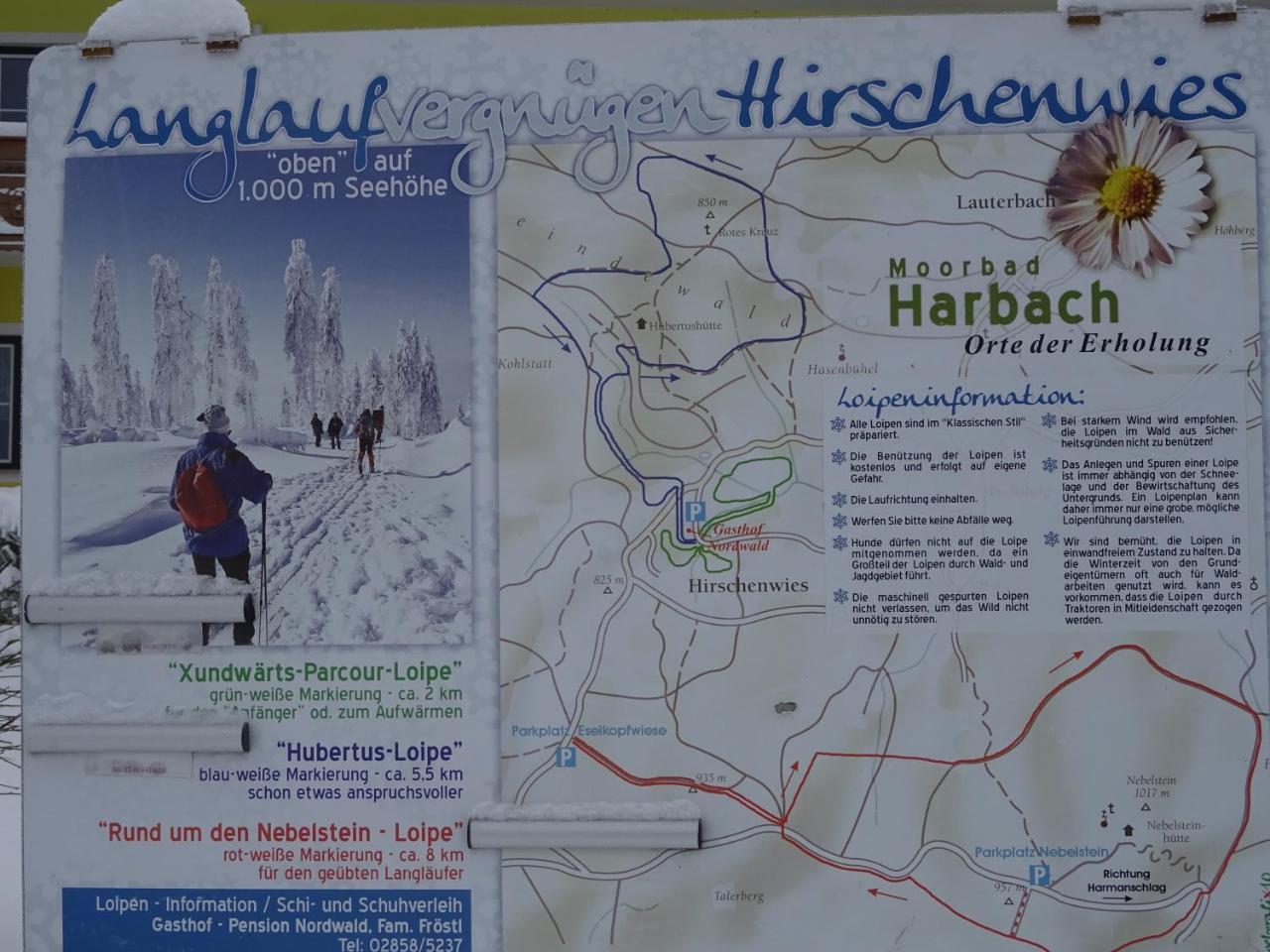 Gasthof-Pension Nordwald Harbach  Exteriér fotografie